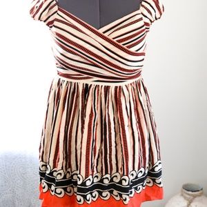 Anna Sui for Target Striped Silk Dress